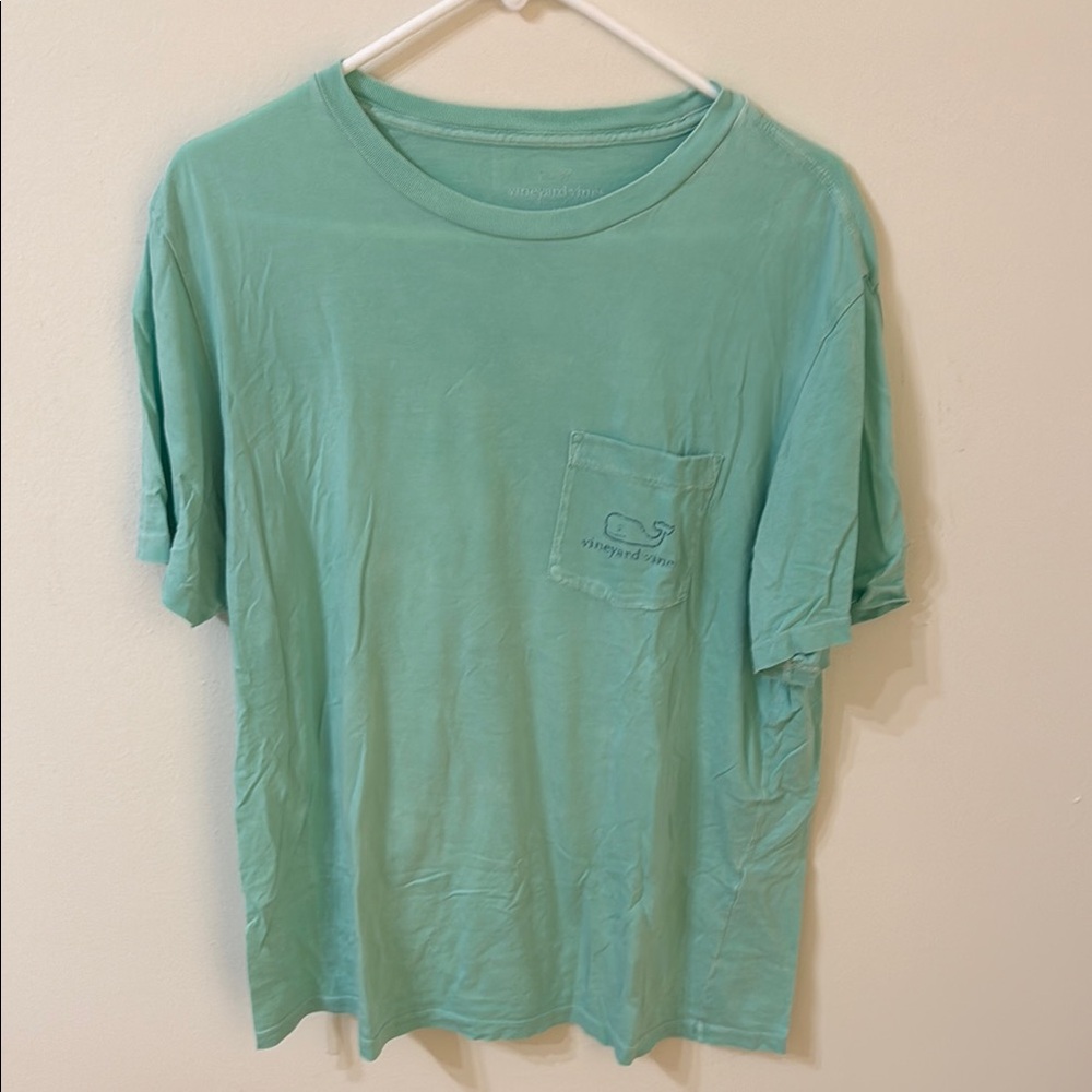 Vineyard Vines Men's Seafoam Green Short Sleeve Tee